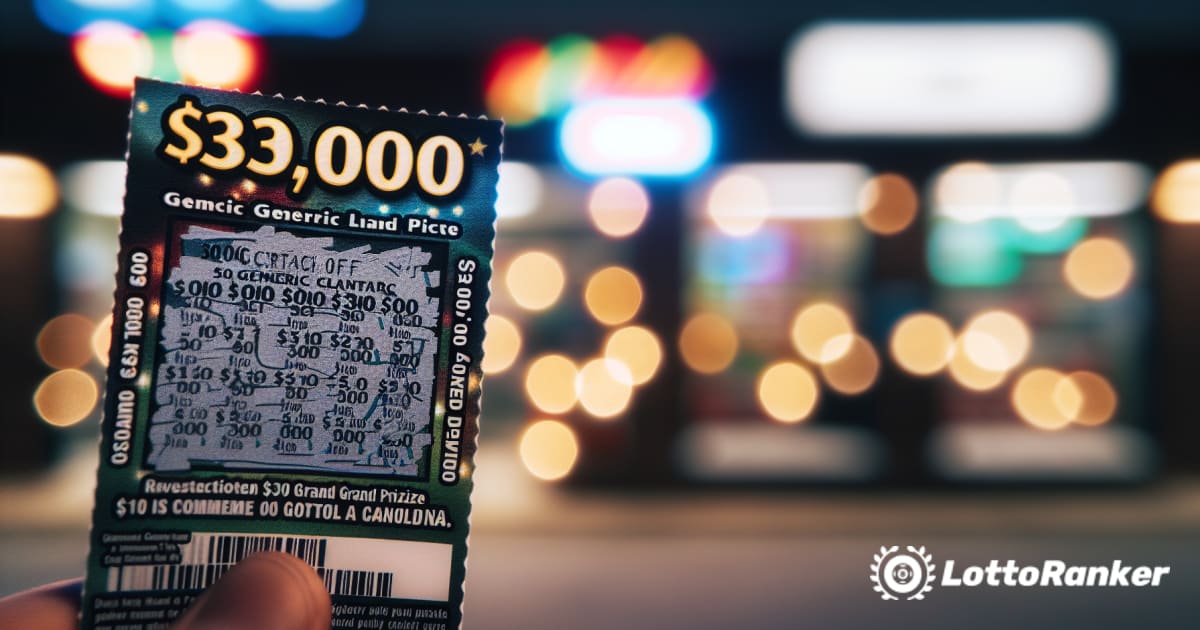 Scratch-offista jackpotiin: Etelä-Carolinalaisen naisen 300 000 dollarin voitto